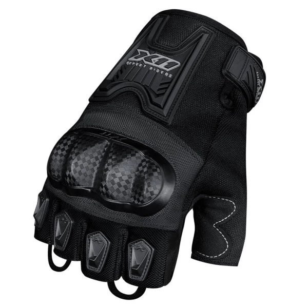 Luvas Blackout Feminina 1/2 Dedo com Proteção X11 - Para Motoqueiro