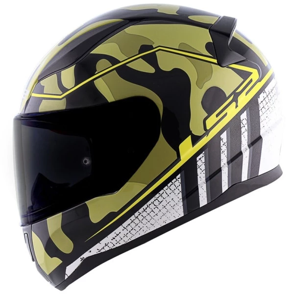 Capacete LS2 FF353 Rapid Bravado - Preto/Amarelo - Masculino - Feminino
