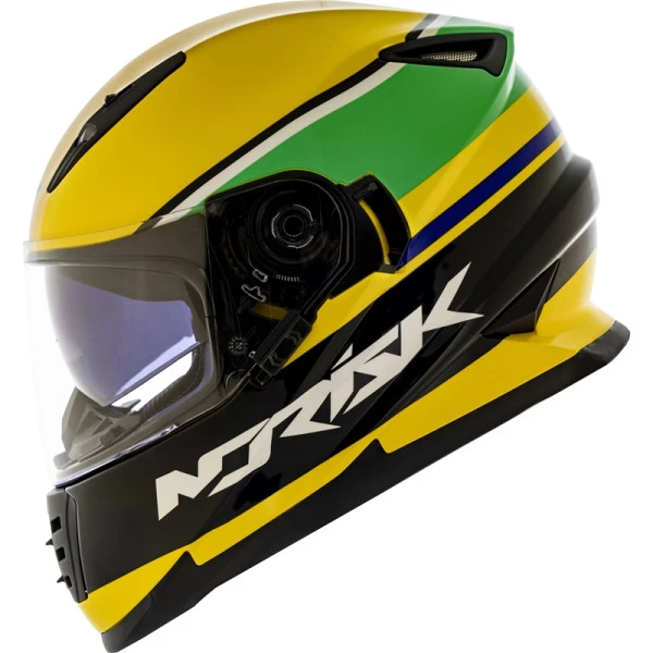 Capacete Norisk FF302 Champion - Amarelo