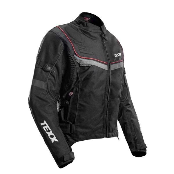 Jaqueta Texx New Strike V2 Lady - Preto/Vermelho (Feminina)