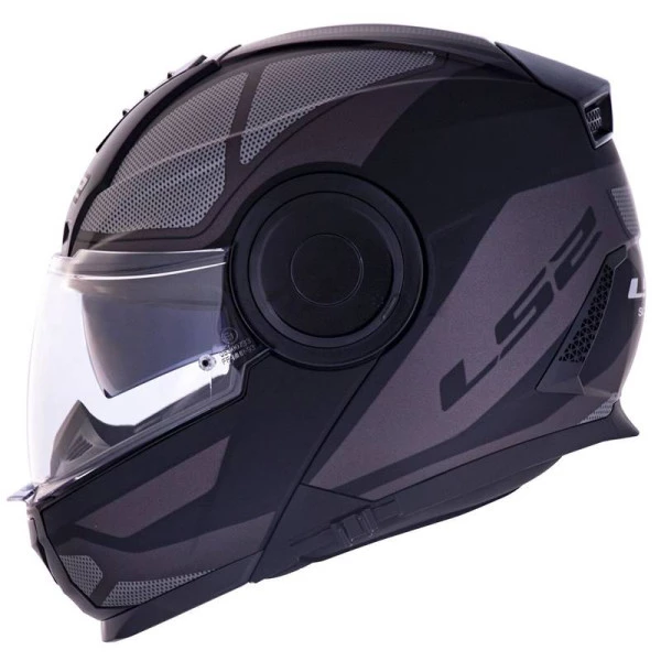 Capacete LS2 Scope FF902 Mask - Cinza/Preto (Articulado)