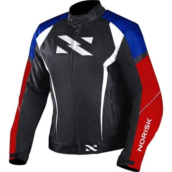 Jaqueta Norisk NR-01 - Preto/Azul/Vermelho