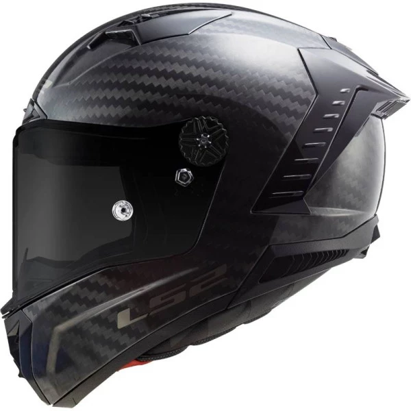 Capacete LS2 Thunder Carbon Monocolor - Preto (100% Carbono) 58/M