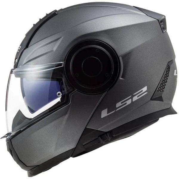 Capacete LS2 Scope FF902 Monocolor - Cinza Fosco (Articulado)