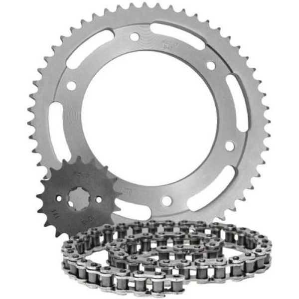Kit Transmissão. FACTOR125 2009 - 14D/45D/428HX118L CHH-H S/ RET Ref: 10530038 IN Marca: SCUD