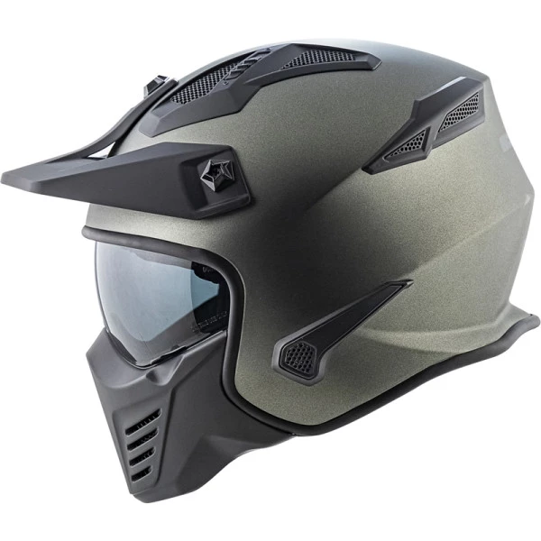 Capacete Norisk Darth FS726X - Titânio Fosco 