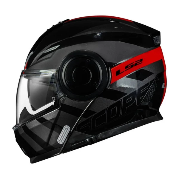 Capacete LS2 FF902 Scope Hamr Escamoteáve - Masculino - Feminino - Óculos Interno