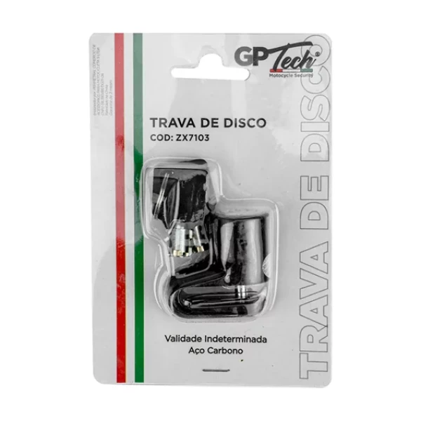 Trava de Disco GP TECH  - ZX7103 Pequeno