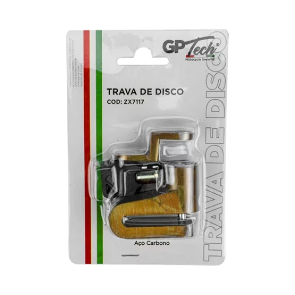 Trava Disco GP TECH - ZX7117 Pequeno (amarelo)