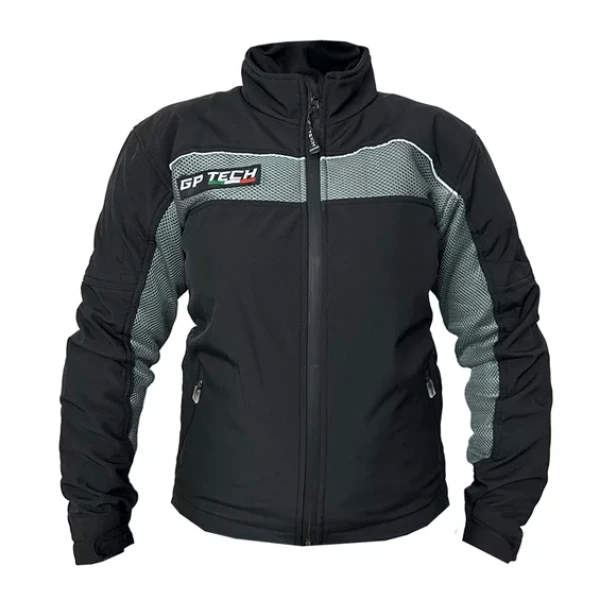 Jaqueta Feminina Wind Preta-Cinza - Para motoqueira