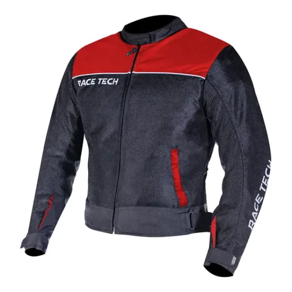 Jaqueta Race Tech Fast Ventilada - Preto/Vermelho