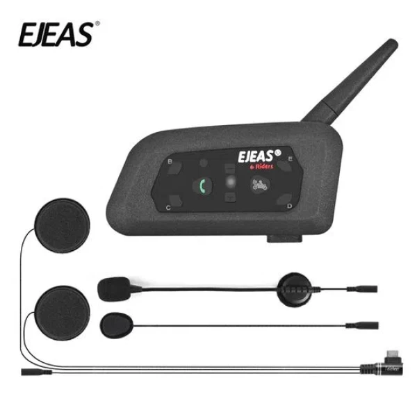 Intercomunicador EJEAS Bluetooth para capacete de motocicleta V6