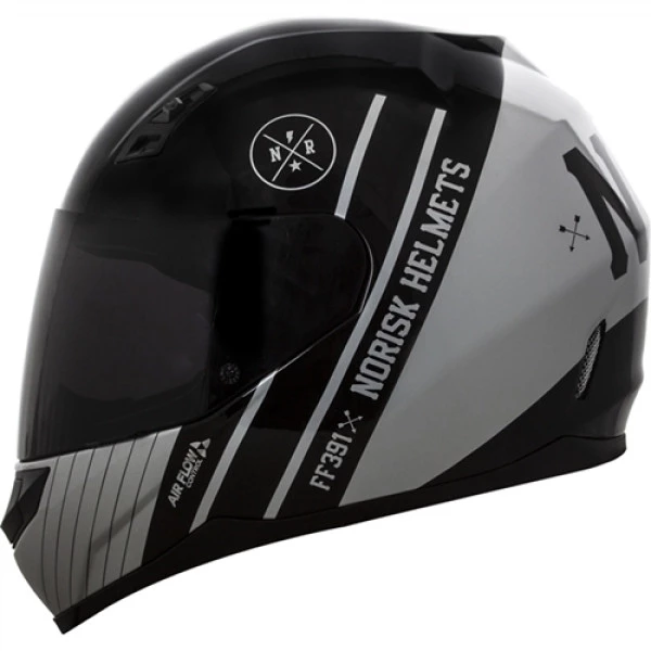 Capacete Norisk FF391 Knight - Preto/Cinza 