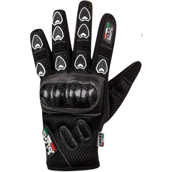 Luva Tutto Moto RX Summer Carbon - Preta