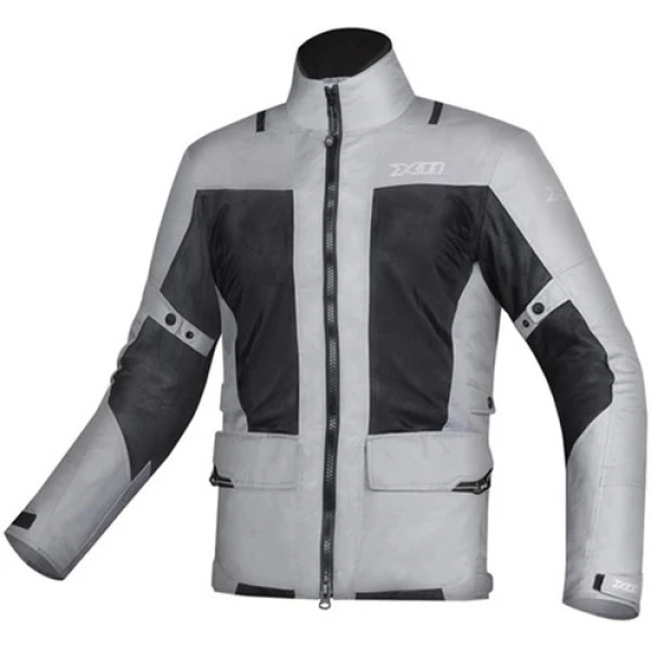 Jaqueta X11 Summer Pro - Cinza/Preta (Ventilada) 