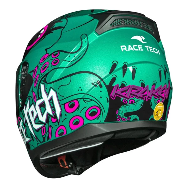 Capacete HJC CS-15 Dosta - Verde  - Masculino - Feminino - Suporte pinlock + Free Intercomunicador