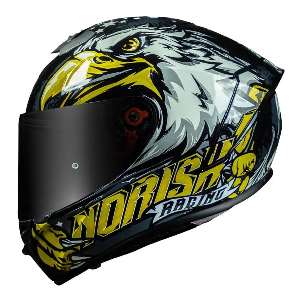 Capacete Norisk Supra - Aguila dourado - Para Moto Masculino - Feminino - Unisex