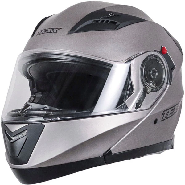 Capacete Texx Escamoteável Gladiator V3 Chumbo Fosco
