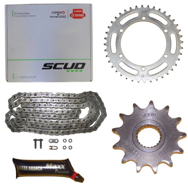 Kit transmissão LANDER/TENERE 09-20 40D/13D/520HX106LCHH-H S/RET Ref: 10530044 IN Marca: SCUD