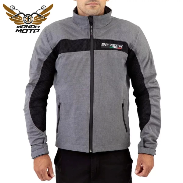Jaqueta Wind Cinza-Preta 