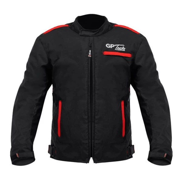 Jaqueta Gp Tech Essence - Preto/Vermelho