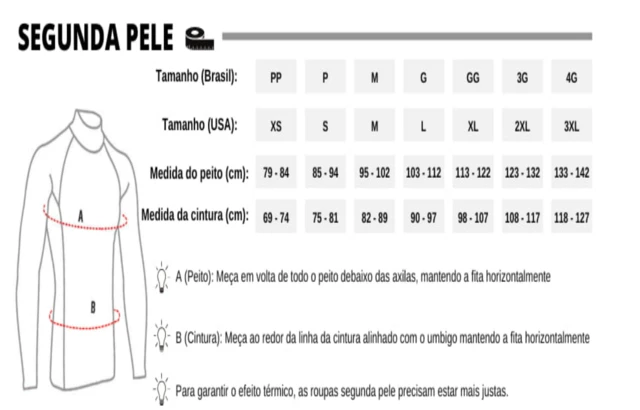 Blusa Segunda Pele GP Tech - Preta