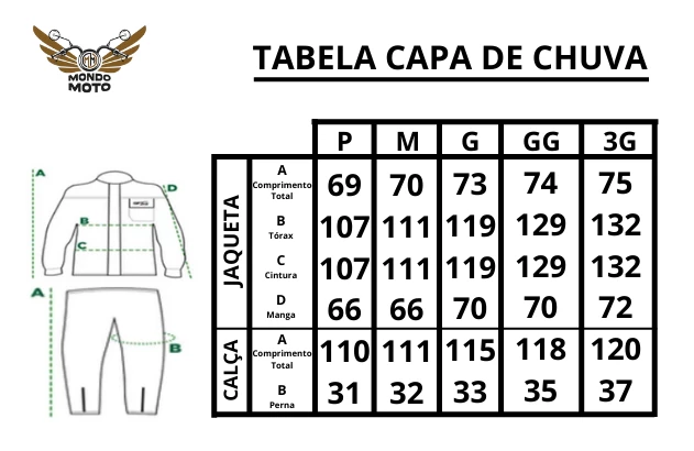Capa Chuva Gp Tech Plus Nylon Cinza
