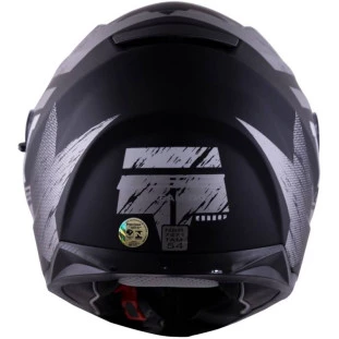 Capacete LS2 FF320 Stream Hunter - Preto/Titanium Fosco - Masculino - Feminino - Óculos interno