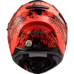 Capacete LS2 FF320 Stream Lava - Laranja/Preto - Masculino - Feminino - Óculos interno