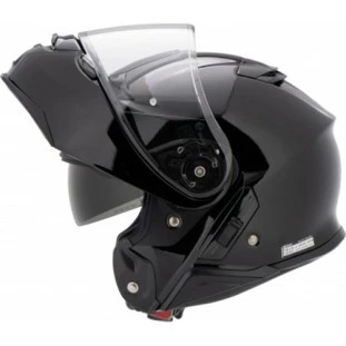 Capacete Shoei Neotec 2 - Preto  + Brinde Intercomunicador Cardo Spirit Unitario - Masculino - Feminino - Articulado - Escamoteavel - Óculos interno