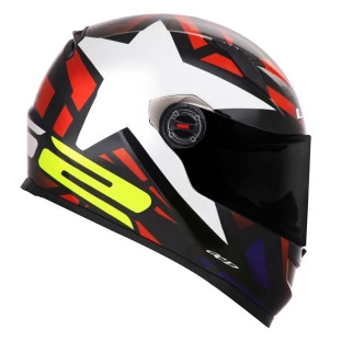 Capacete Ls2 Starwar FF358 Branco/Vermelho - Masculino - Feminino 