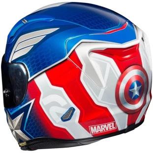 Capacete HJC RPHA 11 Capitão América  - Azul  - Masculino - Feminino - Suporte pinlock