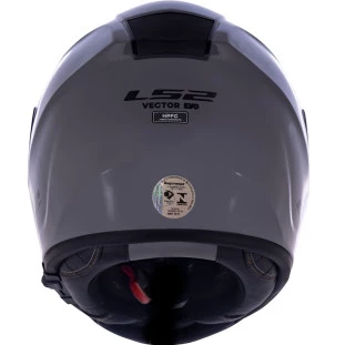 Capacete LS2 Vector FF397 Mono Nardo - Cinza - Masculino - Feminino - Óculos interno - Tri-composto