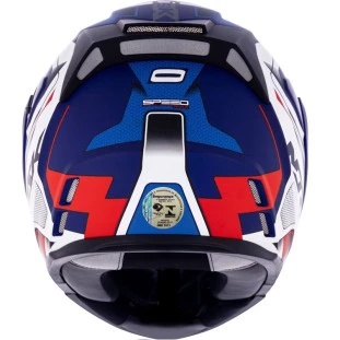 Capacete Norisk Speedmax  Route FF345 - Azul/Branco/Vermelho 