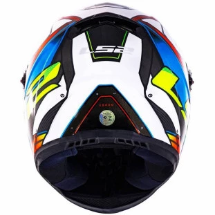 Capacete LS2 FF358 Xdron - Laranja/Azul Neon - Masculino - Feminino