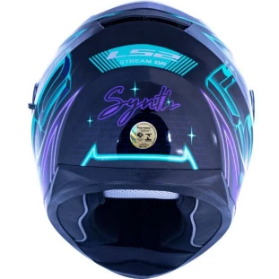 Capacete LS2 FF320 Stream Synth - Preto/Verde