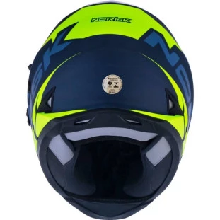Capacete Norisk FF302 Manty Azul/Amarelo Fluor