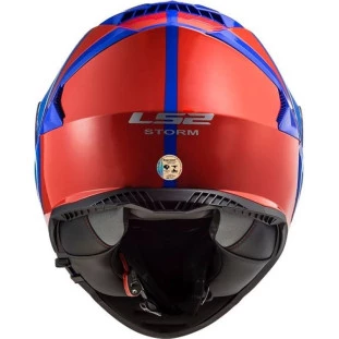 Capacete LS2 Storm FF800 Slant - Azul/Vermelho