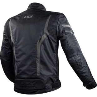 Jaqueta LS2 Gate - Preto/Cinza