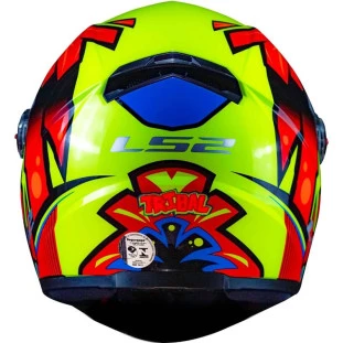 Capacete LS2 FF358 Tribal - Amarelo - Masculino - Feminino 