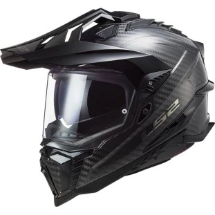 Capacete LS2 Explorer Carbon Monocolor - Preto