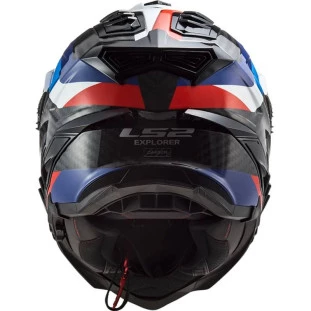 Capacete LS2 Explorer Carbon Frontier - Preto/Azul 58/M