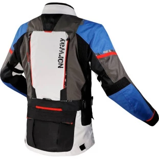 Jaqueta Ls2 Norway Cinza/Azul - Masculino - Impermeável - Termico - Motoqueiro - Motociclista 