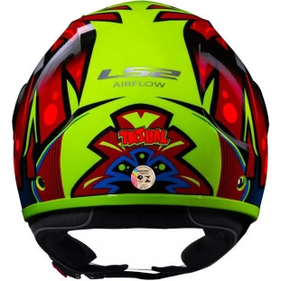 Capacete LS2 Airflow OF562 Tribal Aberto - Amarelo - - Masculino - Feminino