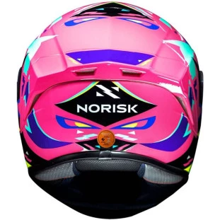 Capacete NORISK Supra - Denver Rosa - Para Moto Masculino e Feminino - Unisex
