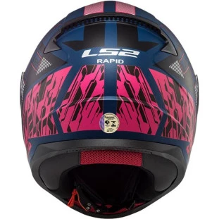 Capacete LS2 FF353 Rapid Xtreet - Azul/Roxo - Masculino - Feminino