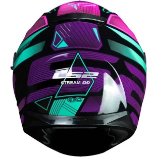 Capacete LS2 FF320 Stream Exo - Preto/Azul/Rosa 60/L