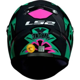 Capacete LS2 FF358 Tribal - Verde - Masculino - Feminino