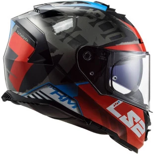 Capacete LS2 Storm FF800 Sprinter - Preto/Vermelho 