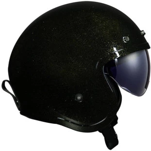 Capacete LS2 Spitfire OF 599 Mono - Preto/Dourado 